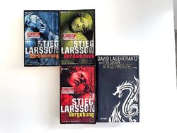 STIEG LARSSON MILLENNIUM 1+2+3+4: Verblendung Verdammnis Vergebung Verschwörung