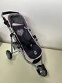 Bayer Chic 2000 Puppenbuggy Lola Jogging-Buggy grau-Navy 70x33x62 NEU OVP