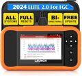 2024 LAUNCH Creader Elite 2.0 FGC KFZ OBD2 Diagnosegerät ALLE SYSTEM ECU Coding