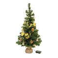 Künstlicher Tannenbaum LED Weihnachtsbaum beleuchtet geschmückt Christbaum 75 cm