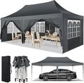 Pavillon Pop Up Faltpavillon 3x6m Wasserdicht Gartenzelt Partyzelt UV Pavillion