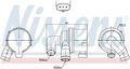 Wasserpumpe elektrisch 831073 NISSENS für AUDI SEAT SKODA VW