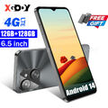 XGODY Handy Ohne Vertrag 12GB+128GB Android 14 Smartphone 5500mAh Dual SIM 8Core