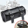 Biker Chopper Kunstleder Toolbag Universal Lenkerrolle Motorrad Werkzeugtasche