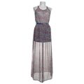 Pepe Jeans, Maxikleid, Größe: S, Weiß/Mehrfarbig, Polyester, Paisley, Damen #SpI