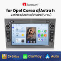 2+64G DAB+ Carplay Autoradio Android 13 GPS NAVI Für Opel Corsa D Astra H Vivaro