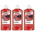 SONAX AutoPolitur Lackpolitur Wachs Lackversiegelung 3 x 500 ml