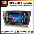 64GB 8-Kern Android 13 DAB+ Autoradio Navi GPS Für Seat Ibiza CarPlay DSP GPS FM