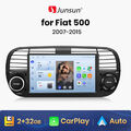 7" Für Fiat 500 2007-2015 Autoradio Android 13 Carplay GPS Navi RDS WIFI BT DAB+