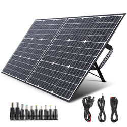 725Wh/518Wh/166Wh Tragbar Power Station Solargenerator W/100W Faltbar Solarpanel