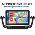 Für Peugeot 508 2011-2018 9" Android 13 1+32G Autoradio WIFI GPS Navi BT CarPlay