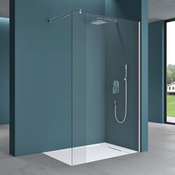 Duschabtrennung Duschwand für Dusche Walk in Duschkabine H200cm ESG 8mm mit Nano✅✅✅10-JAHRE NACHKAUF GARANTIE⭐⭐Breite: von 50 bis 160cm