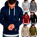 Herren Basic Kapuzenpullover Warm Sweatjacke Pullover Hoodie Winter Sweatshirt †