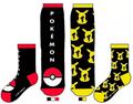 Pokémon Pokéball Kinder Socken Pikachu Strümpfe 2er Pack - Gr. 31 - 42