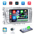 64GB Android 13.0 Carplay Autoradio GPS Für Ford Focus MK2 Mondeo Mk4 S/ C-Max