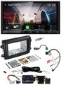 Kenwood Lenkrad 2DIN USB DAB Bluetooth Autoradio für Fiat Ducato Serie 8 ab 2021