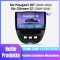 Für Peugeot 107 Citroen C1 Android 13 Carplay Autoradio GPS Nav WIFI BT RDS 64G