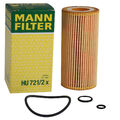 MANN FILTER HU 721/2 x ÖLFILTER FÜR MERCEDES S/E-KLASSE W210 W211 S210 W220 S211