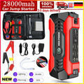 12V Auto KFZ Starthilfe 800A Jump Starter Ladegerät Booster Powerbank 28000mah