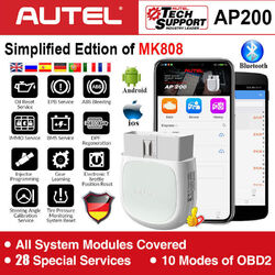 Autel MP808S AP200 Profi KFZ OBD2 Diagnosegerät Alle System ECU  Coding TPMS