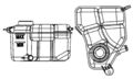 MAHLE Ausgleichsbehälter Kühlmittel BEHR CRT 133 000S für FORD FUSION FIESTA 5