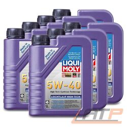 7x 1 L LITER LIQUI MOLY LEICHTLAUF HIGH TECH 5W-40 MOTOR-ÖL MOTOREN-ÖL 50047866Die Nr.1* für Autoteile: Top-Preis-Leistungs-Verhältnis