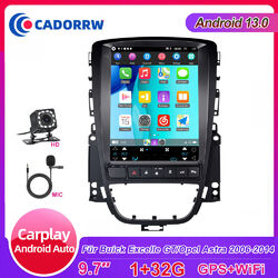 ECO Android 13 Autoradio Carplay GPS Navi Kamera Für Opel Astra J Buick Excelle