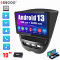 1+32G Carplay Android 13 Autoradio DAB+ Für Toyota Aygo Peugeot 107 GPS WIFI BT