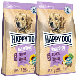 Happy Dog Naturcroq Senior Hundefutter Trockenfutter 2 x 15 kg