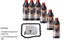 Liqui Moly Top Tec ATF 1200 Getriebeöl 6L FEBI Getriebeölfilter für Hyundai IX55