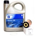 Opel GM 5w-30 Dexos 2 Longlife Motoröl 5 Liter Original Ölfilter Astra Corsa 