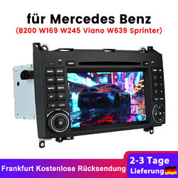 7"Autoradio GPS Nav Für Benz A/B Klasse Sprinter Viano Vito W639 W245 CD DVD SWC