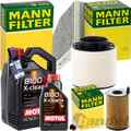 MANN INSPEKTIONSKIT+6L MOTUL 5W-30 MOTORÖL passend für AUDI A4 B8 Q5 8R 3.0 TDI