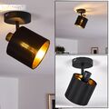 drehbare Decken Lampen Flur Strahler Wohn Schlaf Zimmer Leuchten Schwarz/Gold 