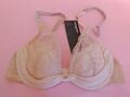 Marks & Spencer Rosie for Autograph 30C Neu Creme Gepolsterter High Apex Plunge BH