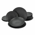 CreaTable Tafelservice Elements Collection Lava Stone Geschirrset 12 tlg