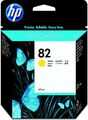 HP Original 82 gelbe Tintenpatrone (69 ml) C4913A für CC800PS HOHE ERTRAG