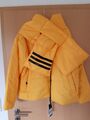 Adidas L Jacke Steppjacke Schal Gelb Neu mit Etikett 