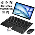 QWERTZ Touchpad Tastatur Maus Für iPad 5/6/7/8/9/10th Pro 11 12.9 13 Air 3 4 5 6