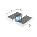 Innenraumfilter Aktivkohlefilter 54.279.00 UFI für BMW MINI