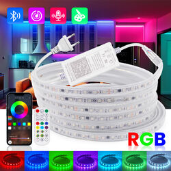 Bluetooth LED Band Streifen RGB Stripe Licht Leiste 5050SMD Lichterkette Dimmbar