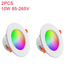 LED Einbaustrahler Bluetooth WIFI RGB+WW+CW Decken 10W Einbauspot Dimmar 230V