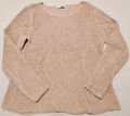 Peter Hahn Damen Strickpulli Pullover 100% Baumwolle Gr. 38 beige ungetragen!