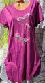 Vivance Sleepshirt Nachthemd Bigshirt weinrot pink Gr 40/42 bis 44/46 (2 456) 