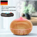 Luftbefeuchter Ultraschall Duftöl Aroma Diffuser Humidifier Diffusor 7 LED Licht