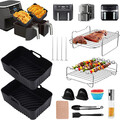 Heißluftfritteuse Zubehör-Airfryer Zubehör für Ninja Foodi Max Dual Zone AF400EU