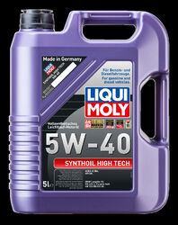 5L Motoröl LIQUI MOLY 1307 Synthoil High Tech 5W-40 Motorenöl Öl Vollsynthetisch