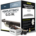 Anhängerkupplung starr für MERCEDES Sprinter +E-Satz (AHK und ES) KIT NEU