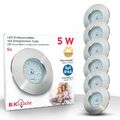 6x LED Einbaustrahler ultra-flach Badzimmer IP44 Decken-Spots Einbau-Leuchte SET