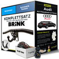 Für AUDI A3 Fliessheck Typ 8P Anhängerkupplung abnehmbar +eSatz 7pol 08- Kit NEU